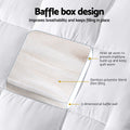 Giselle Baby Cot Mattress Topper 750GSM Bamboo Cooling Pad