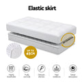 Giselle Baby Cot Mattress Topper 750GSM Bamboo Cooling Pad