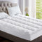 Giselle Bamboo Pillowtop Mattress Topper 5cm 1000GSM DOUBLE