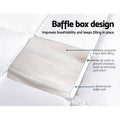 Giselle Bamboo Pillowtop Mattress Topper 5cm 1000GSM DOUBLE
