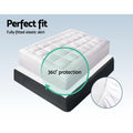 Giselle Bamboo Pillowtop Mattress Topper 5cm 1000GSM DOUBLE
