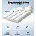 Giselle Bamboo Pillowtop Mattress Topper 5cm Single 1000GSM