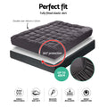 Giselle Bamboo Charcoal Pillowtop Topper 1000GSM DOUBLE 45cm
