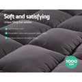 Giselle Bamboo Charcoal Pillowtop Topper KING 1000GSM 5cm