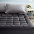Giselle Bamboo Charcoal Pillowtop Topper KING SINGLE 1000GSM 5cm