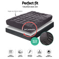 Giselle Bamboo Charcoal Pillowtop Topper Single 1000GSM 5cm