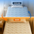 Giselle Pillowtop Mattress Topper 5cm KING SINGLE Cooling Coral