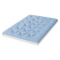 Giselle Pillowtop Mattress Topper 5cm Single Cooling Coral Fleece