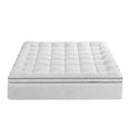 Giselle Bedding King Mattress Topper 5cm Coral Fleece