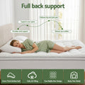 Giselle Bedding King Mattress Topper 5cm Coral Fleece