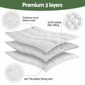 Giselle Bedding King Mattress Topper 5cm Coral Fleece