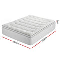 Giselle Bedding Queen Mattress Topper 5cm Coral Fleece