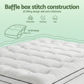 Giselle Bedding Queen Mattress Topper 5cm Coral Fleece