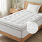 Giselle Bedding Single Mattress Topper 5cm Coral Fleece