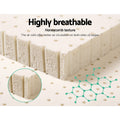 Giselle 5cm Latex Mattress Topper DOUBLE Cooling 7 Zone Pain Relief