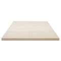 Giselle Latex Mattress Topper 7.5cm 7-Zone Double Beige Cooling