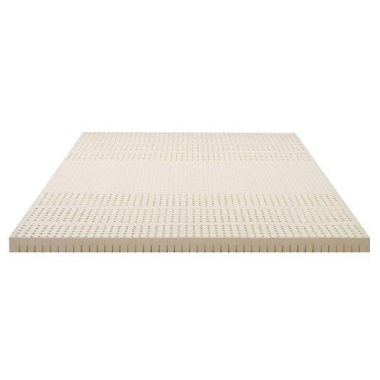 Giselle Latex Mattress Topper 7.5cm 7-Zone Double Beige Cooling