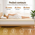 Giselle 5cm Latex Mattress Topper King Single 7 Zone Cooling Pad