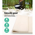 Giselle 5cm Latex Mattress Topper QUEEN Cooling 7 Zone Pain Relief