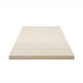 Giselle 7.5cm Latex Mattress Topper Single Beige 7-Zone Pressure