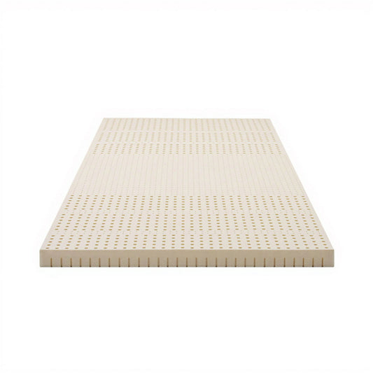 Giselle 7.5cm Latex Mattress Topper Single Beige 7-Zone Pressure