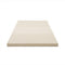 Giselle 7.5cm Latex Mattress Topper Single Beige 7-Zone Pressure