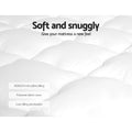 Giselle Pillowtop Mattress Topper 5cm Single 500GSM Washable