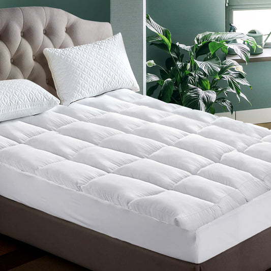 Giselle Pillowtop Mattress Topper 5cm Double 1000GSM Microfibre