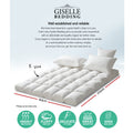 Giselle Pillowtop Mattress Topper 5cm KING 1000GSM Microfibre