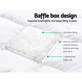 Giselle Pillowtop Mattress Topper QUEEN 5cm 1000GSM Microfibre