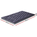 Giselle 5cm Pillowtop Bamboo Mattress Topper DOUBLE 500GSM