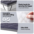 Giselle Bamboo Pillowtop Mattress Topper KING 5cm 500GSM