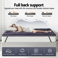 Giselle 5cm Pillowtop Bamboo Mattress Topper Single 500GSM