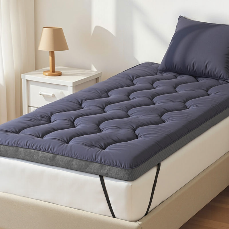 Giselle 5cm Pillowtop Bamboo Mattress Topper Single 500GSM