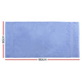 2 Pack Bath Sheets Cotton Extra Large Towel Blue