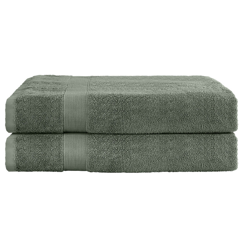 2 Pack Bath Sheets Cotton Extra Large Towel Green