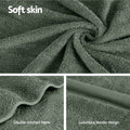 2 Pack Bath Sheets Cotton Extra Large Towel Green