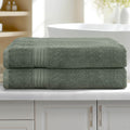 2 Pack Bath Sheets Cotton Extra Large Towel Green