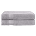 2 Pack Bath Sheets Cotton Extra Large Grey Towels
