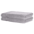 2 Pack Bath Sheets Cotton Extra Large Grey Towels