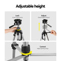Weifeng Camera Tripod Stand 55-145cm DSLR Adjustable Travel Mount