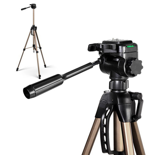 Weifeng Camera Tripod 62-160cm DSLR Mount Adjustable Gold