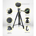 Weifeng Camera Tripod Stand DSLR 62-160cm Adjustable Black