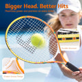 Everfit 23 Inch Tennis Racket Lightweight 200g for Adult and Junior Players Orange