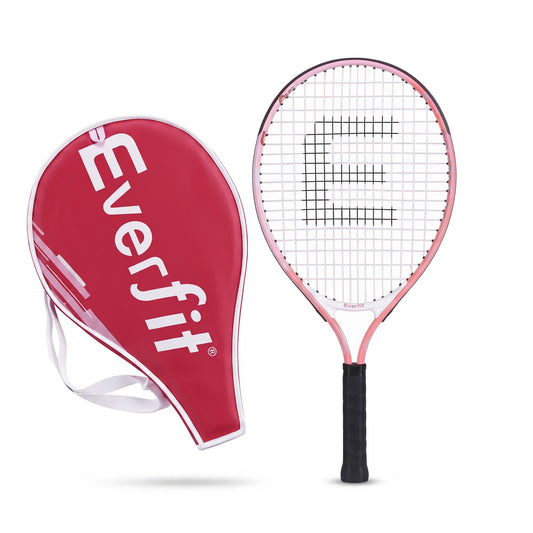 Title Everfit 23 Inch Tennis Racket Lightweight 200g for Adult and Junior Players Pink