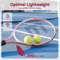 Title Everfit 23 Inch Tennis Racket Lightweight 200g for Adult and Junior Players Pink