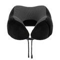 Wanderlite Memory Foam Neck Pillow Travel Airplane Black Washable
