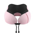 Wanderlite Memory Foam Neck Travel Pillow Pink Washable Airplane