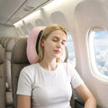 Wanderlite Memory Foam Neck Travel Pillow Pink Washable Airplane