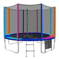 Everfit 12FT Trampoline Kids Ladder Enclosure Safety Net Pad